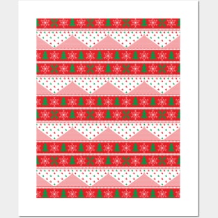 Winter,Xmas Pattern Posters and Art